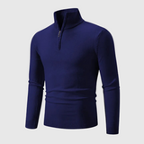 Pullover - Mistura de Malha Suave e Forma Flexível para Conforto