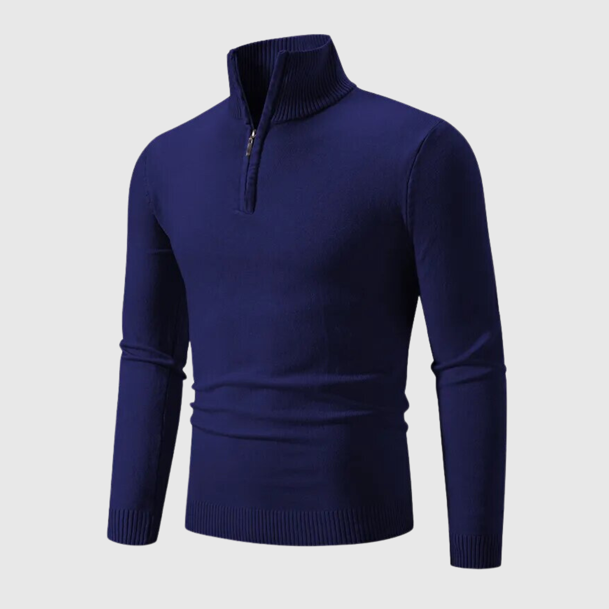 Pullover - Mistura de Malha Suave e Forma Flexível para Conforto