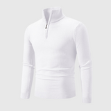 Pullover - Mistura de Malha Suave e Forma Flexível para Conforto