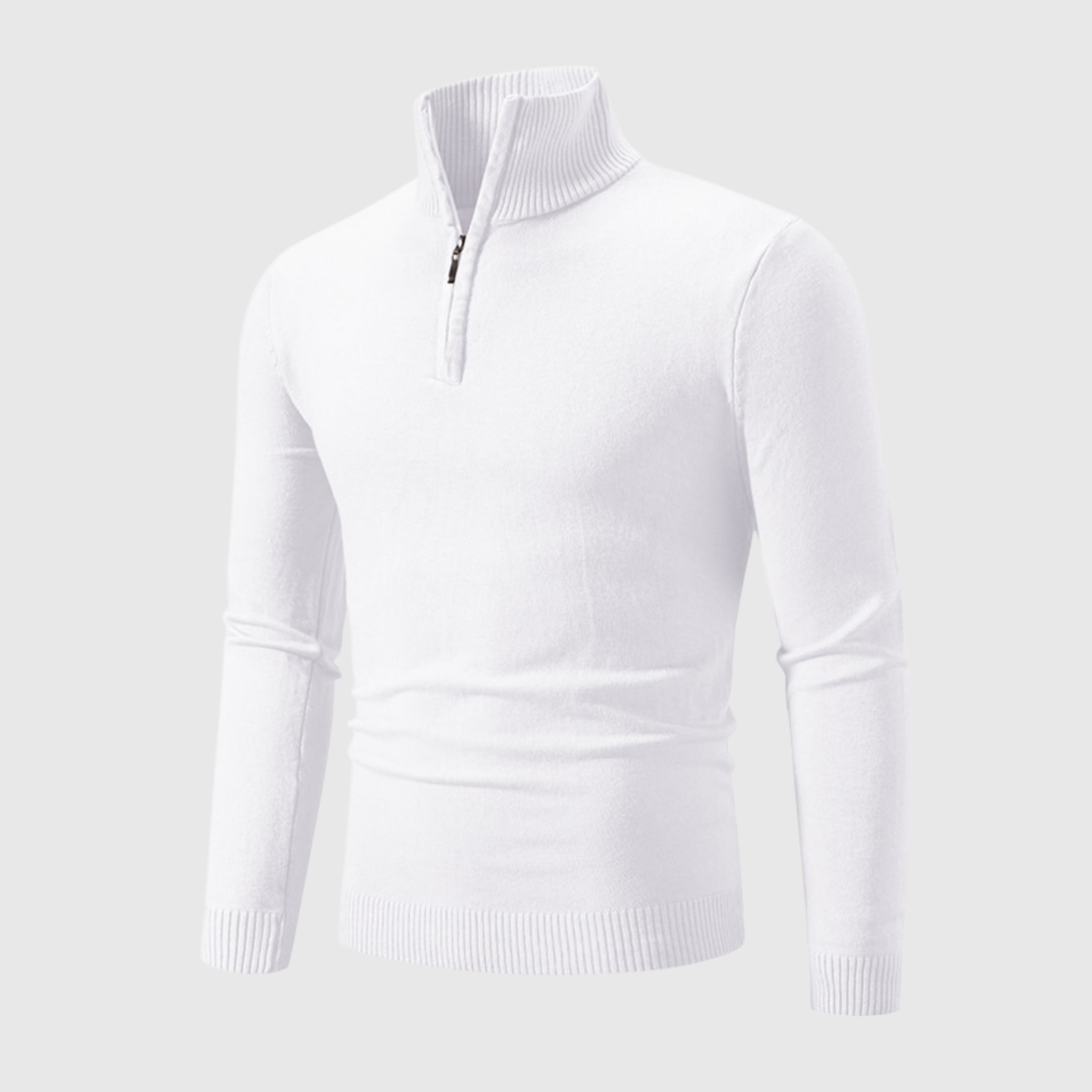 Pullover - Mistura de Malha Suave e Forma Flexível para Conforto
