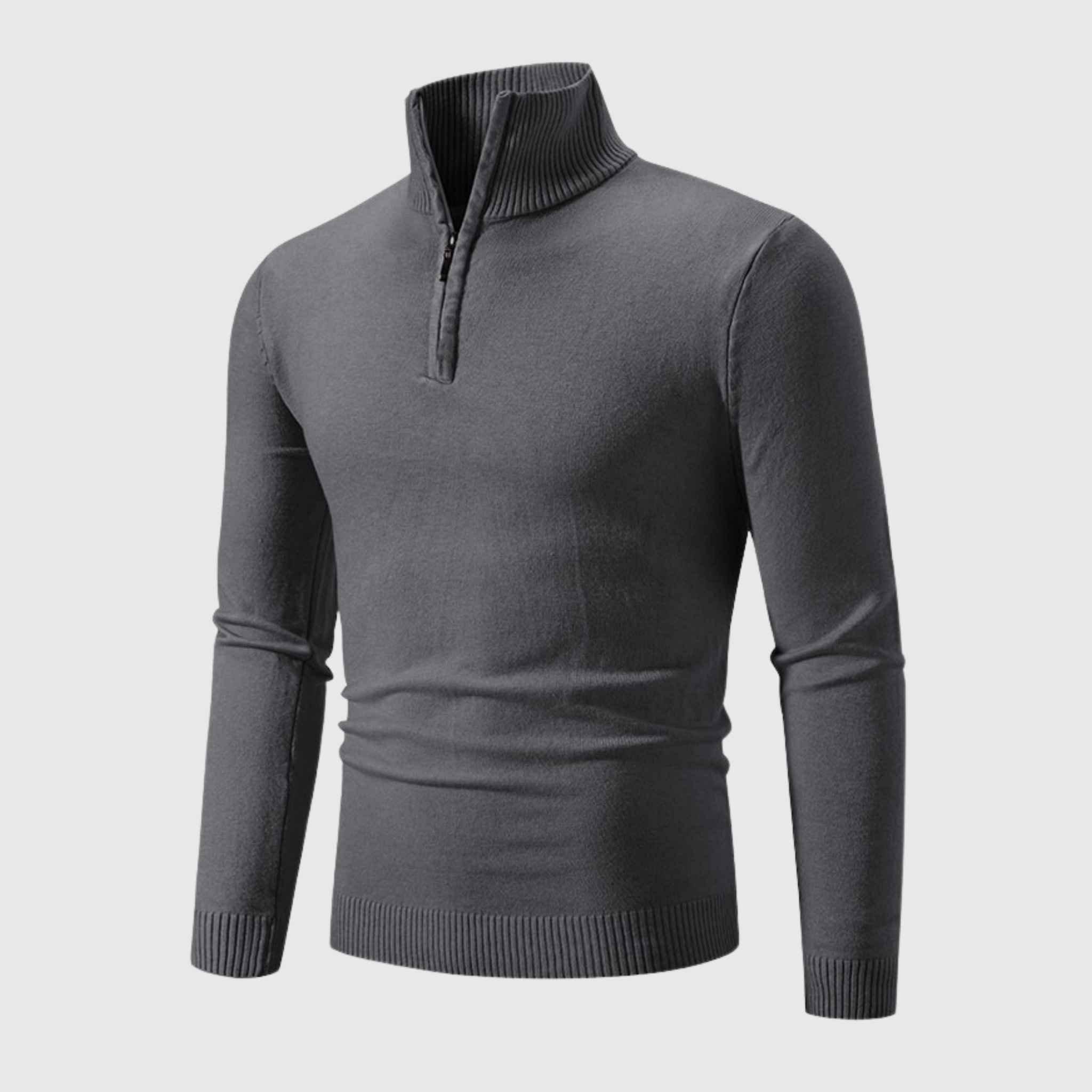 Pullover - Mistura de Malha Suave e Forma Flexível para Conforto