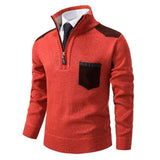 Pullover de Malha - Com Colarinho, Bolso e Aquece