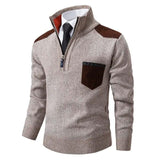 Pullover de Malha - Com Colarinho, Bolso e Aquece