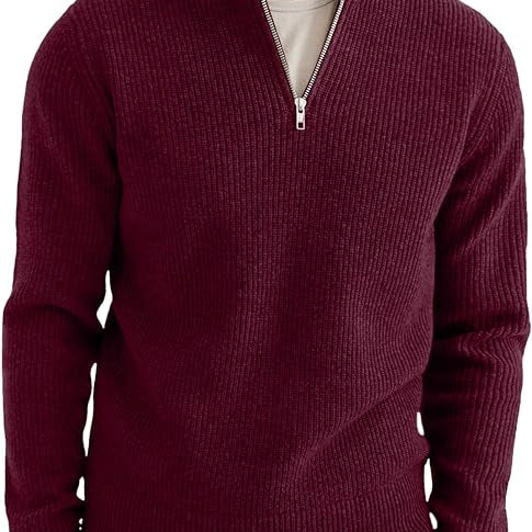 Pullover com Zíper de 1/4 – Gola Estruturada e Movimento Fácil