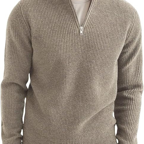 Pullover com Zíper de 1/4 – Gola Estruturada e Movimento Fácil