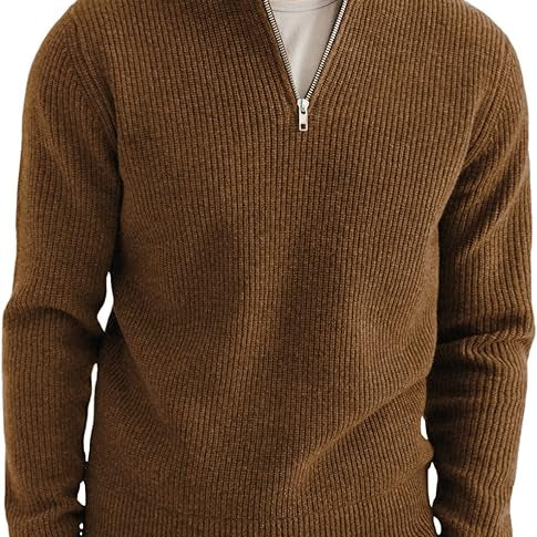 Pullover com Zíper de 1/4 – Gola Estruturada e Movimento Fácil