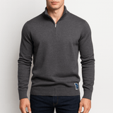 Sweater de Gola Zipper – Forma Ajustada e Abertura com Zíper