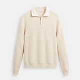 Sweater de Gola Alta com Zíper - Mistura de Malha