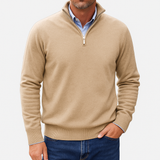 Sweater de Gola Alta - Malha Leve e Corte Slim