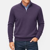 Sweater de Gola Alta - Malha Leve e Corte Slim