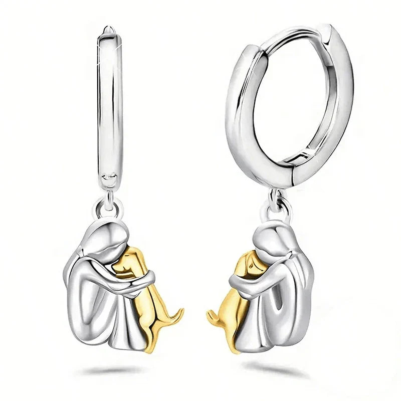 Amor Animal | Elegância e amizade canina – Brincos (fecho redondo)