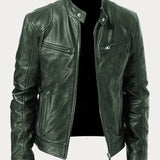 Victor - Jaqueta de Couro Casual: Estilo Atemporal e Conforto