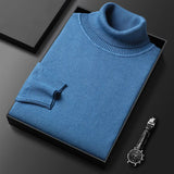 Henrique | Camisola Masculina De Gola Alta Em Caxemira De Luxo