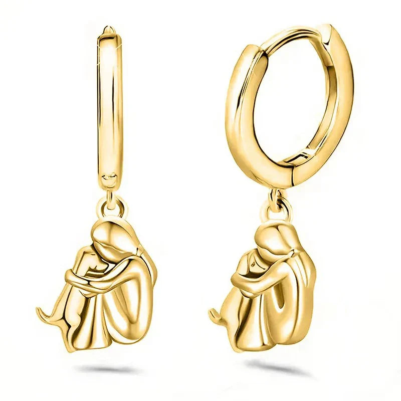 Amor Animal | Elegância e amizade canina – Brincos (fecho redondo)