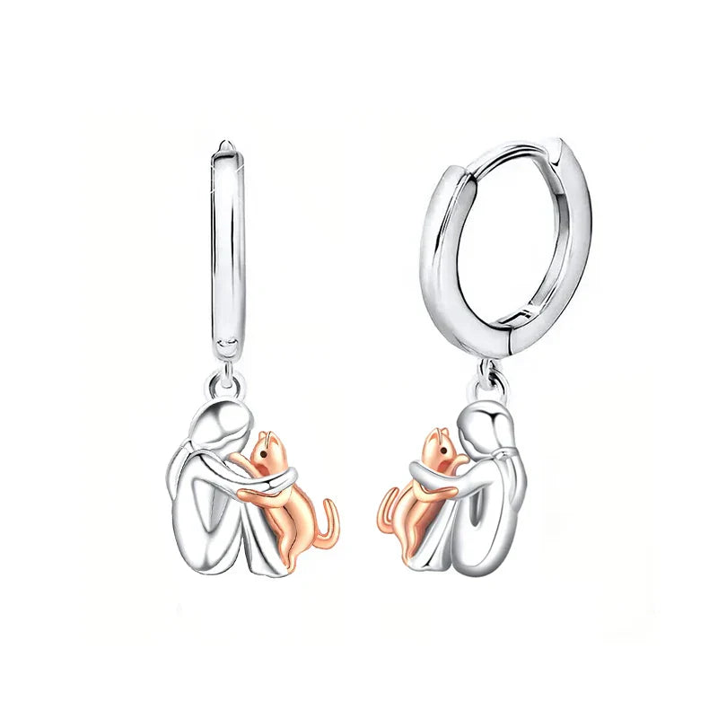 Amor Animal | Charme felino em cada detalhe – Brincos (fecho redondo)