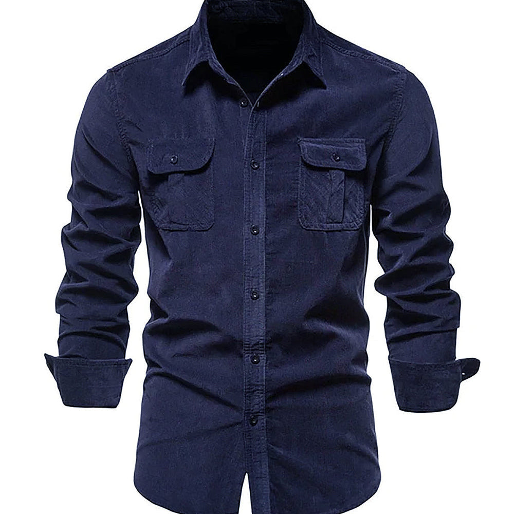 Camisa - Mistura Respirável de Forma Longa e Controlo de Calor