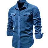 Camisa - Mistura Respirável de Forma Longa e Controlo de Calor