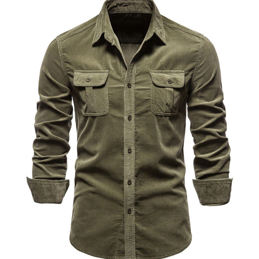 Camisa - Mistura Respirável de Forma Longa e Controlo de Calor