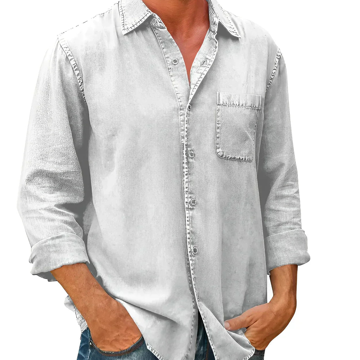 Camisa – Mistura Respirável Corte Relaxado e Movimento Fácil