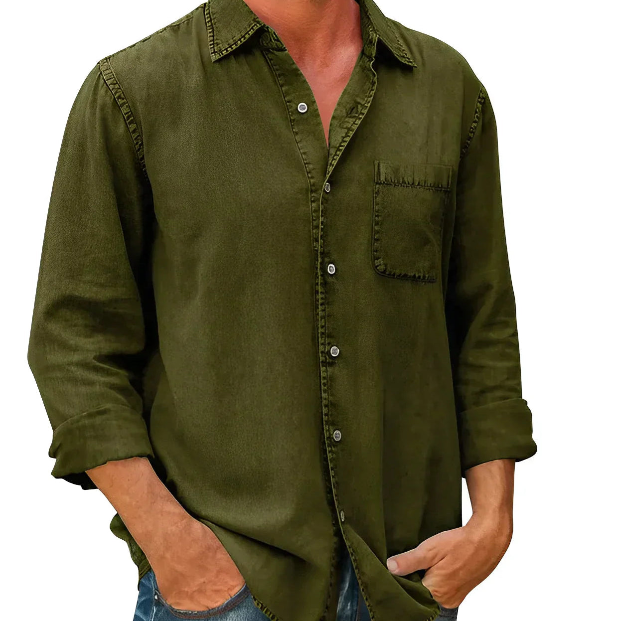 Camisa – Mistura Respirável Corte Relaxado e Movimento Fácil