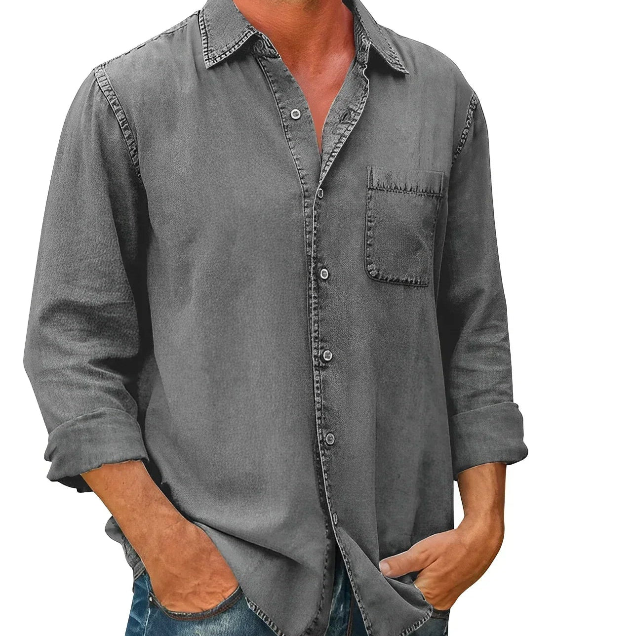 Camisa – Mistura Respirável Corte Relaxado e Movimento Fácil