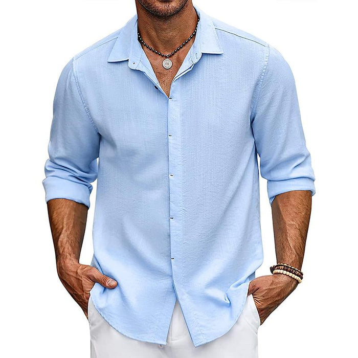 Camisa - Mistura Respirável com Corte Ajustado e Caimento Suave