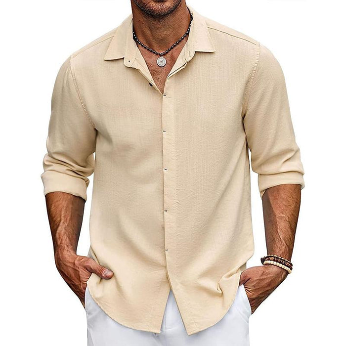 Camisa - Mistura Respirável com Corte Ajustado e Caimento Suave