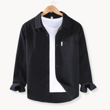 Camisa - Frente com Botões, Corte Longo e Ajuste Flexível e Respirável
