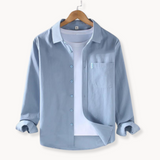 Camisa - Frente com Botões, Corte Longo e Ajuste Flexível e Respirável
