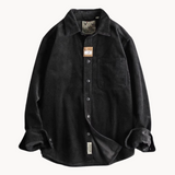 Camisa - Textura Corduroy & Costuras Reforçadas Para Sobreposição