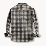 Camisa - Mistura de Corduroy com Botões à Frente e Forma Relaxada