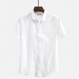 Camisa - Mistura Leve com Botões e Ventilação Respirável