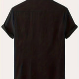 Camisa - Mistura Leve de Manga Curta e Movimento Fácil