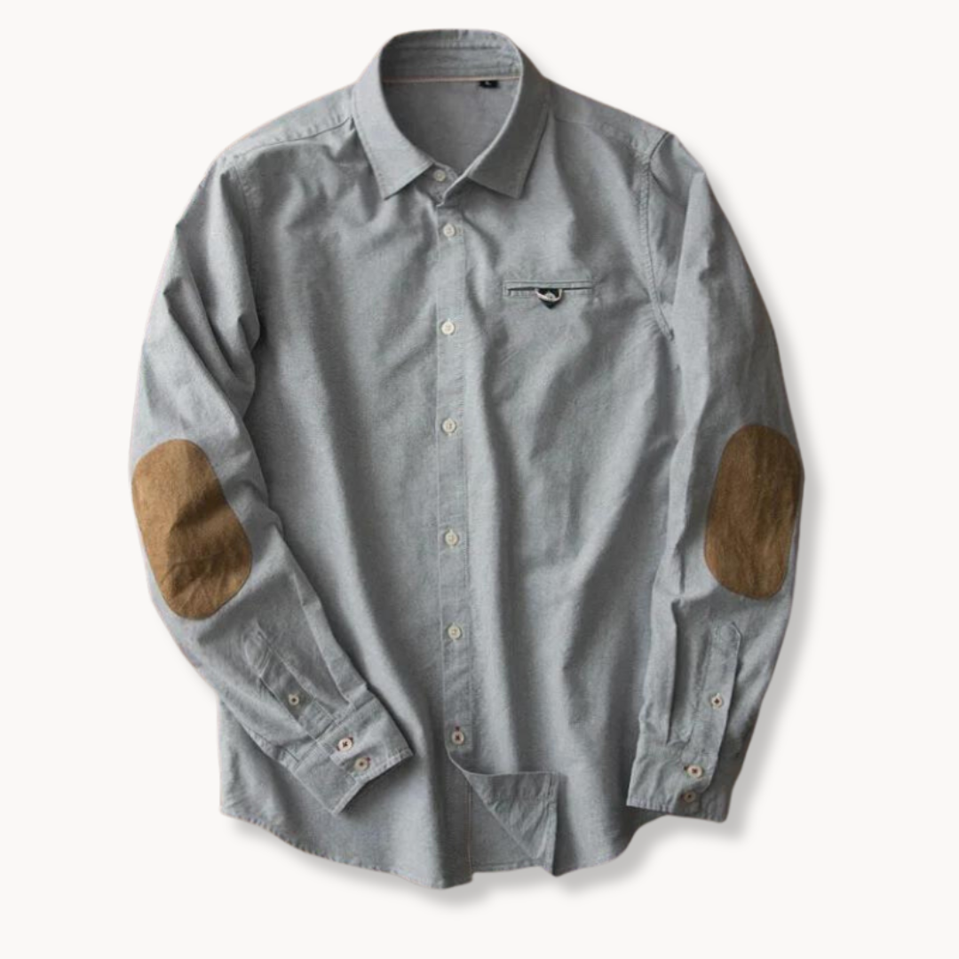 Camisa - Detalhe em Patch e Acabamento Macio para Uso Regular