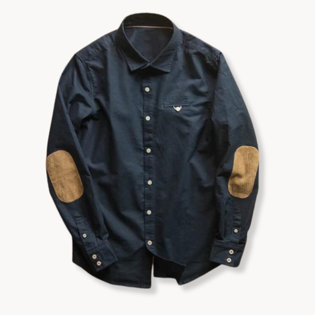 Camisa - Detalhe em Patch e Acabamento Macio para Uso Regular