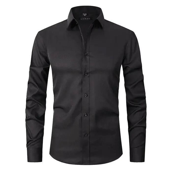 Camisa – Mistura de Poliéster Sem Rugas e Leve e Respirável