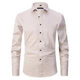 Camisa – Mistura de Poliéster Sem Rugas e Leve e Respirável