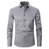Camisa – Mistura de Poliéster Sem Rugas e Leve e Respirável