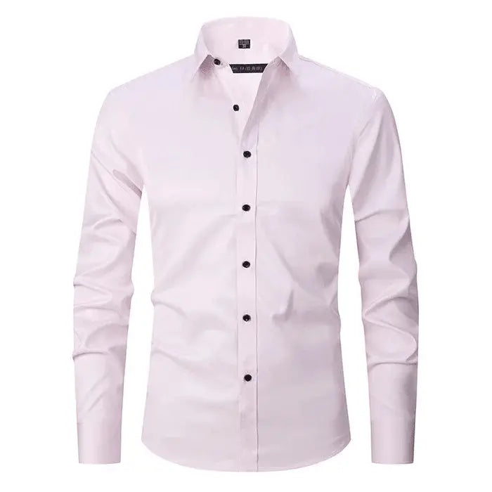 Camisa – Mistura de Poliéster Sem Rugas e Leve e Respirável