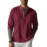 Camisa - Textura Amassada e Mistura Respirável para Conforto