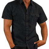 Camisa – Manga Curta Com Dois Bolsos E Ajuste Respirável