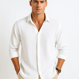 Camisa - Gola Inteligente e Botão Completo para Movimento Fácil