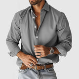Camisa – Corte Relaxado em Mistura Suave & Ajuste Confortável com Botões
