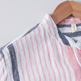 Camisa - Design Listrado e Mistura Respirável para Fluxo de Ar