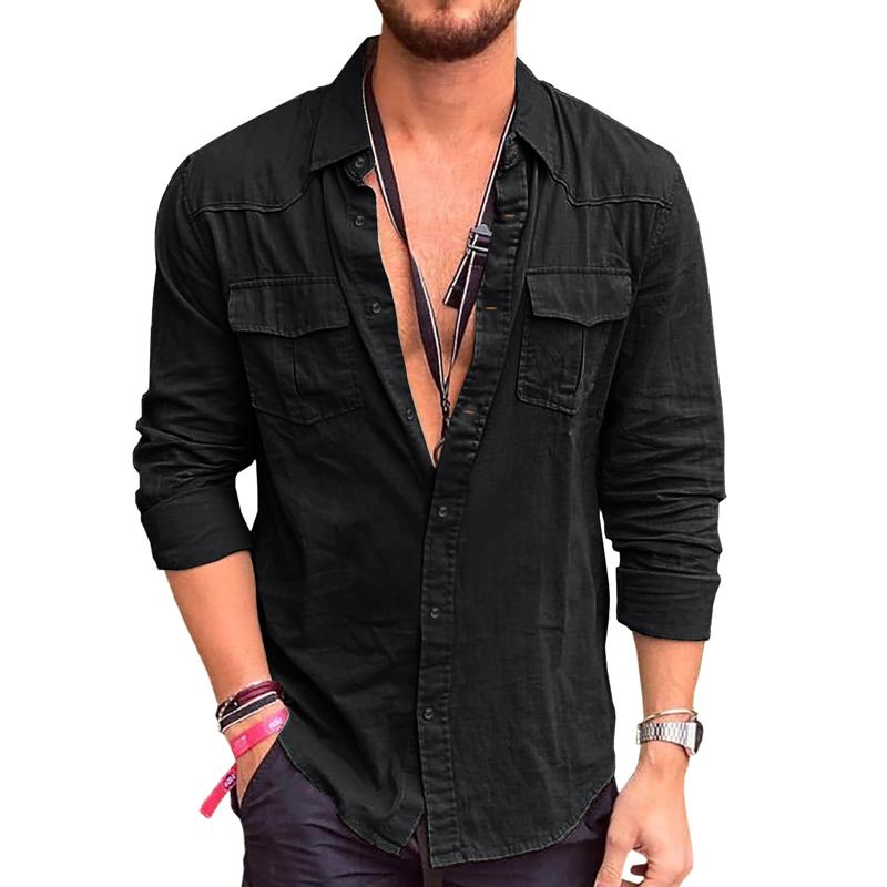 Camisa – Bolsos Cargo Sob Medida & Movimento Flexível