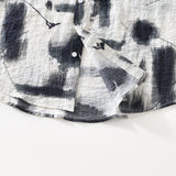 Camisa de Manga Curta - Impressão Frontal & Corte Solto
