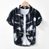 Camisa de Manga Curta - Impressão Frontal & Corte Solto
