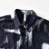 Camisa de Manga Curta - Impressão Frontal & Corte Solto