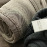 Calções – Mistura de Fleece Pesado e Acabamento Lavado Durável