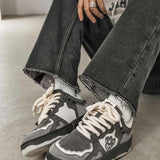 Sapatos de Skate - Parte Superior de Mistura Durável e Sola de Borracha Antiderrapante